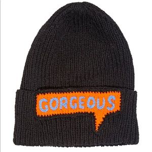 Michaela Buerger Beanie Unisex Black Gorgeous